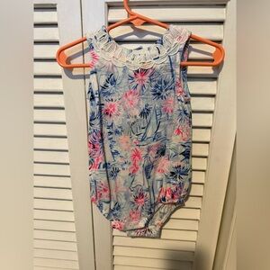 Lilly Pulitzer Baby Romper sailboat in Blue & Pink